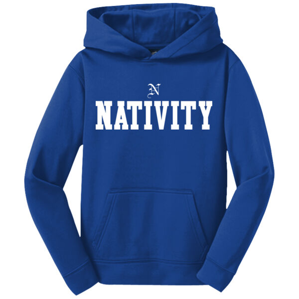 Sport Tek - Youth Sport Wick Fleece Hoodie - Printed Logo Thumbnail