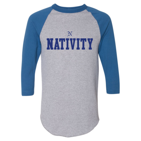 Augusta - Three-Quarter Sleeve Baseball Jersey - Printed Logo Thumbnail