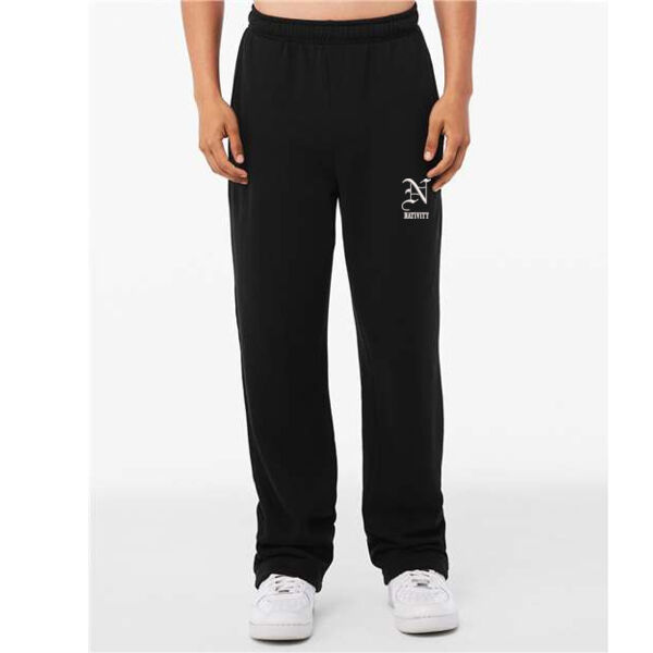 Bella+Canvas - Unisex Sponge Fleece Straight Leg Sweatpants - Embroidered Logo Thumbnail
