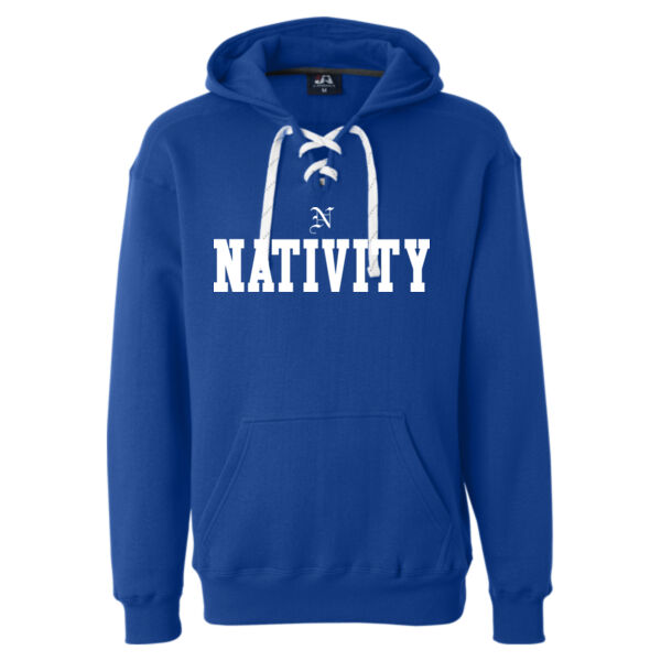 J. America - Sport Lace Hooded Sweatshirt - Printed Logo Thumbnail