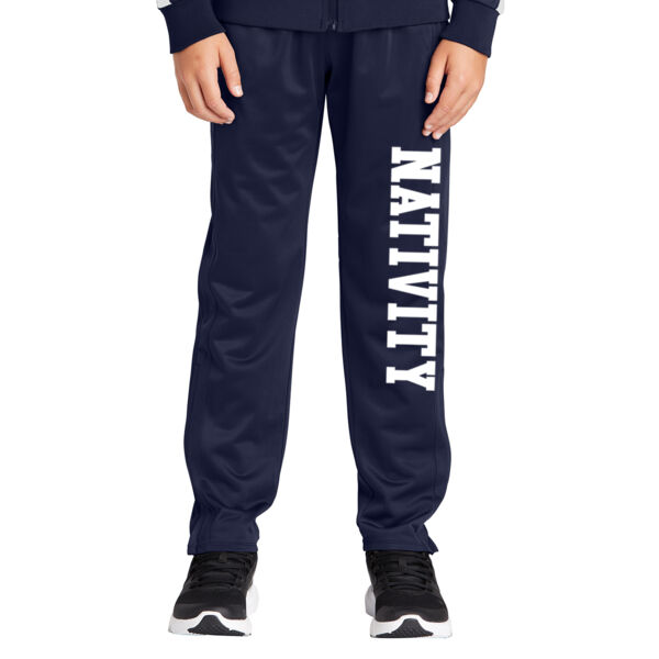 Sport-Tek ® Youth Tricot Track Jogger - Printed Logo Thumbnail